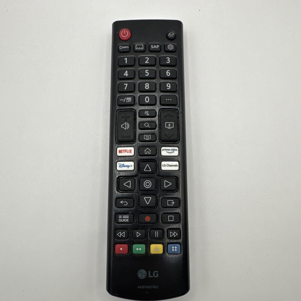 LG Remote Control AKB76040302 for Smart TV - Netflix Disney+ Buttons - Used